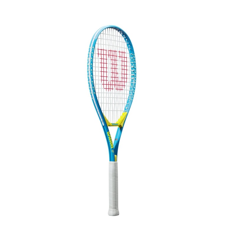 Wilson Kinder-Tennisschläger Ultra Power 25in (9-12 Jahre) 2023 blau - besaitet -